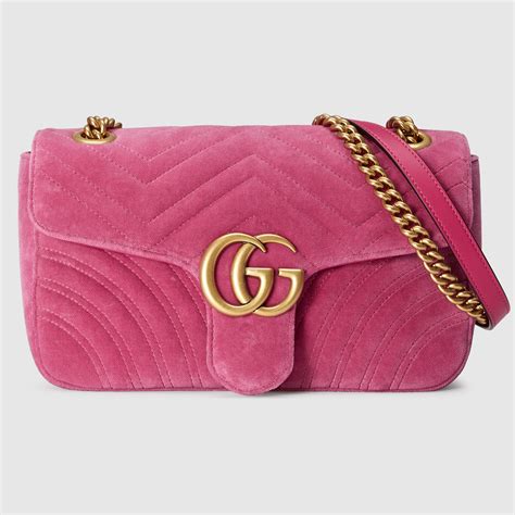 gucci pink velvet|black Gucci velvet bag.